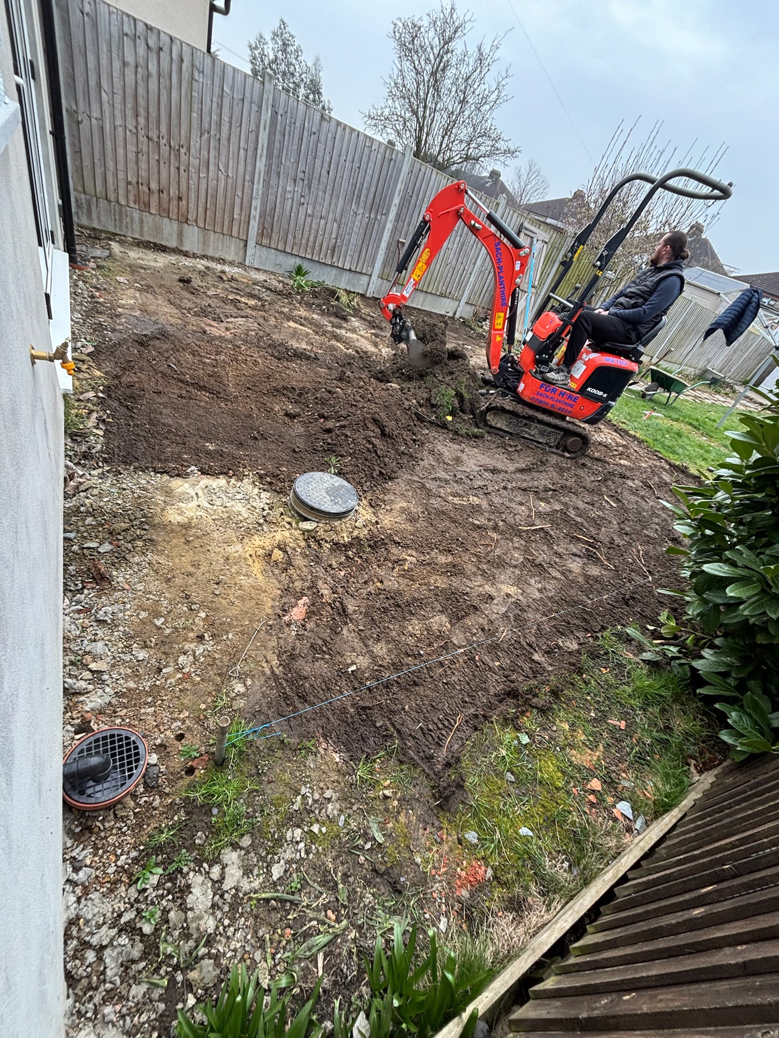 Kandla Grey Sandstone Patio — Before and After finished photo 4