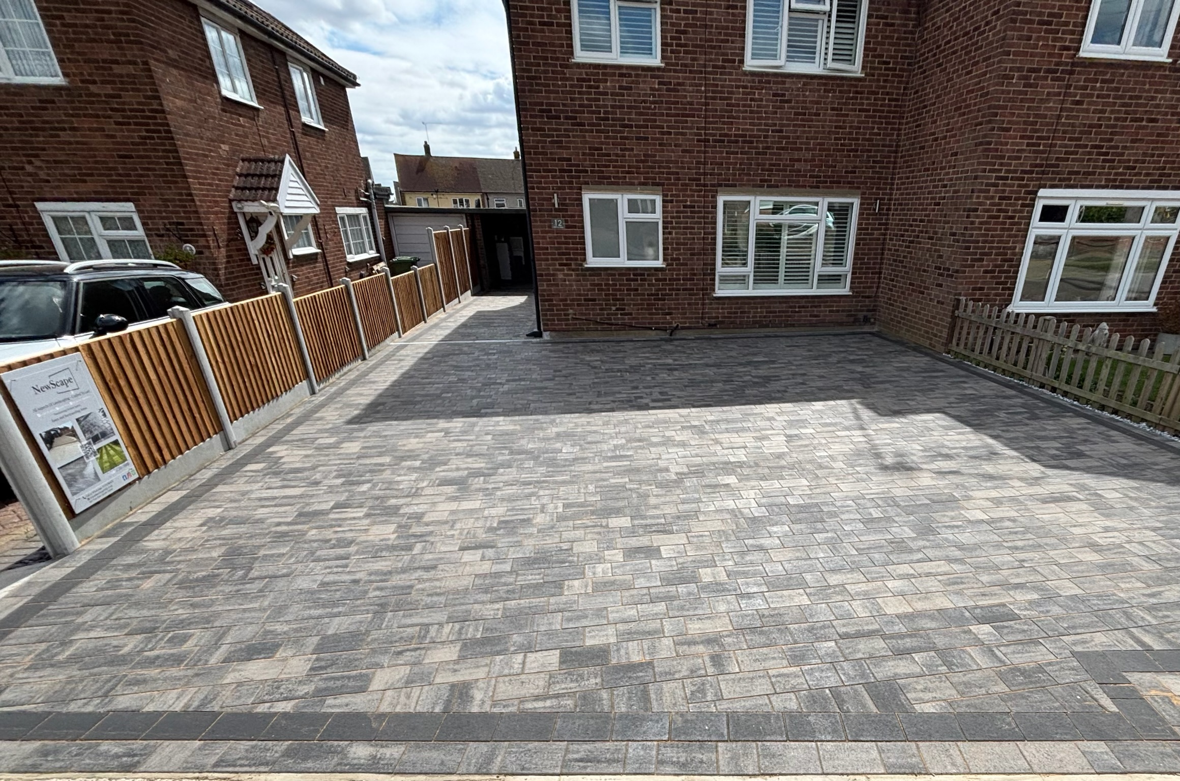 Castlepave Smooth Driveway with Fencing finished photo 8