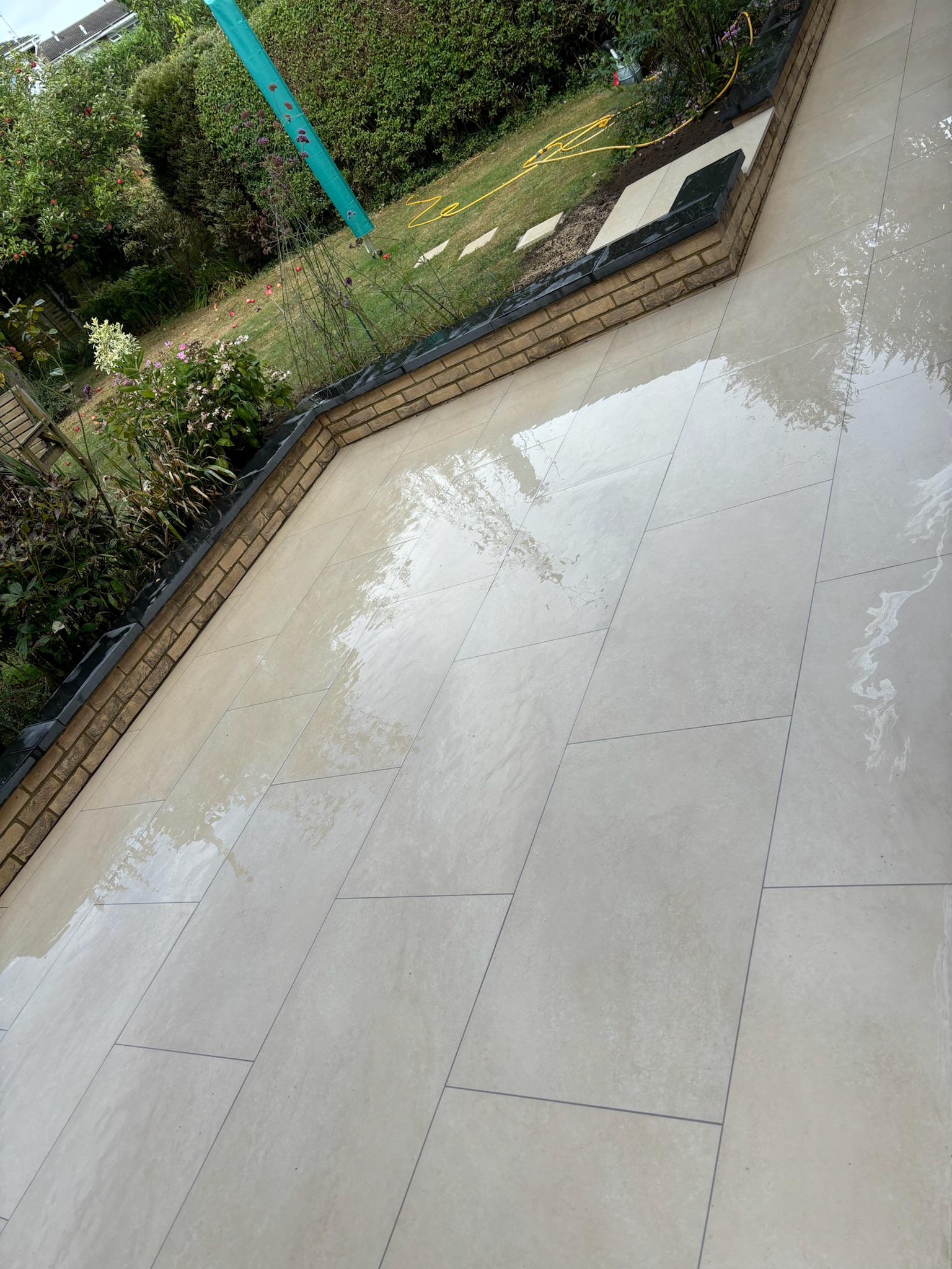 HS Beige Porcelain Patio finished photo 6